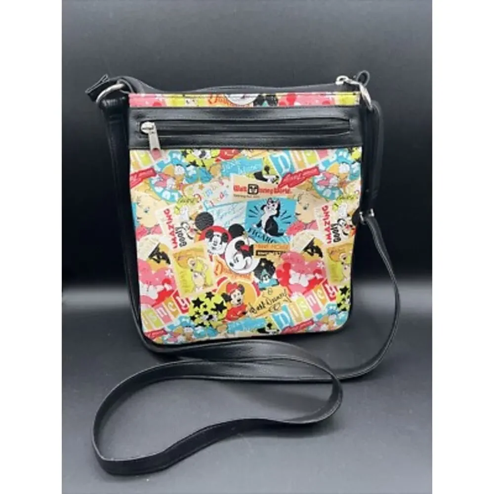 Disney Parks Cartoon Classics Crossbody Shoulder Bag and Wallet Set - Picture 1 of 9